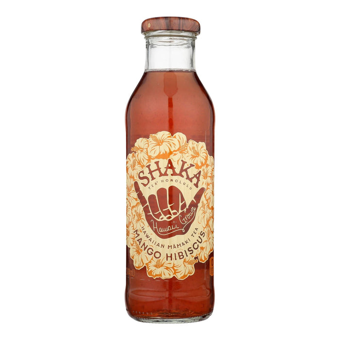 Shaka Tea Mango Hibiscus Drink (Pack of 12 - 14 Fl Oz).