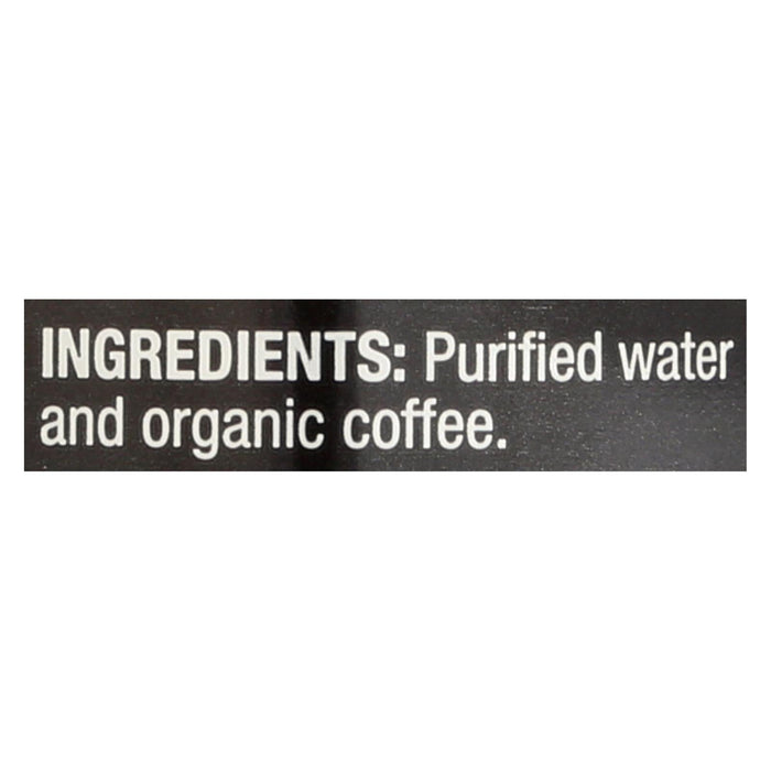 Rise Co. Organic Black Cold Brew Coffee (12-Pack x 7 Fl Oz)