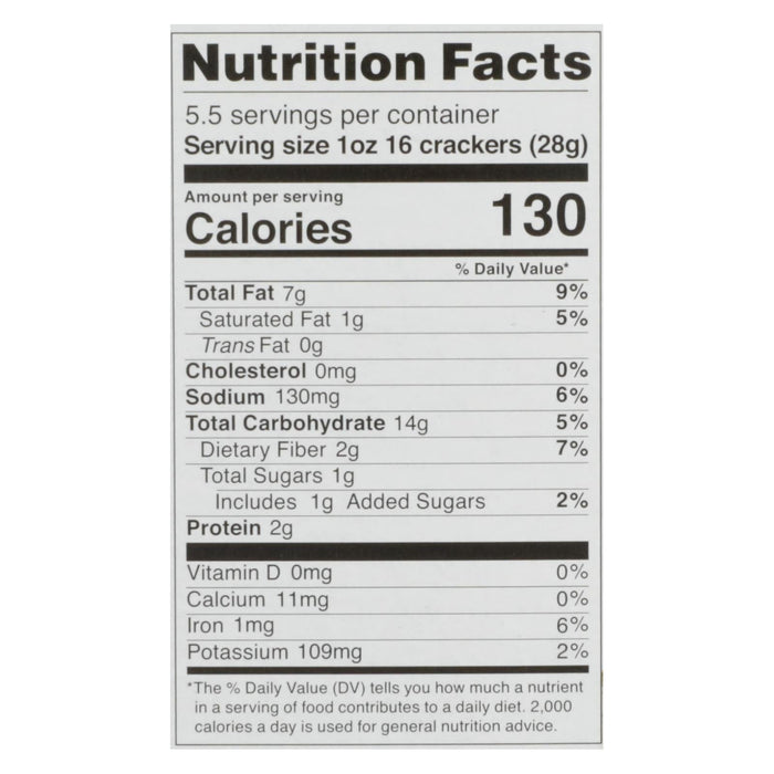 R.W. Garcia 3-Seed Lentil Cracker, 5.5 Ounce (Pack of 6)