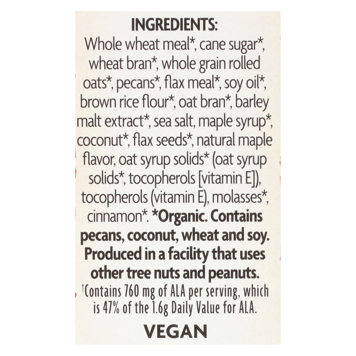 Nature's Path Maple Pecan Crunch Flax Plus - Enriched with Omega-3s (Pack of 12) - 11.5 Oz