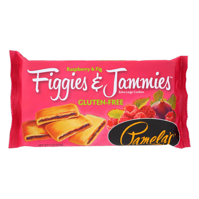 Pamela's Products Premium Figgies and Jammies Raspberry Delicacies (Pack of 6 - 9 Oz.)