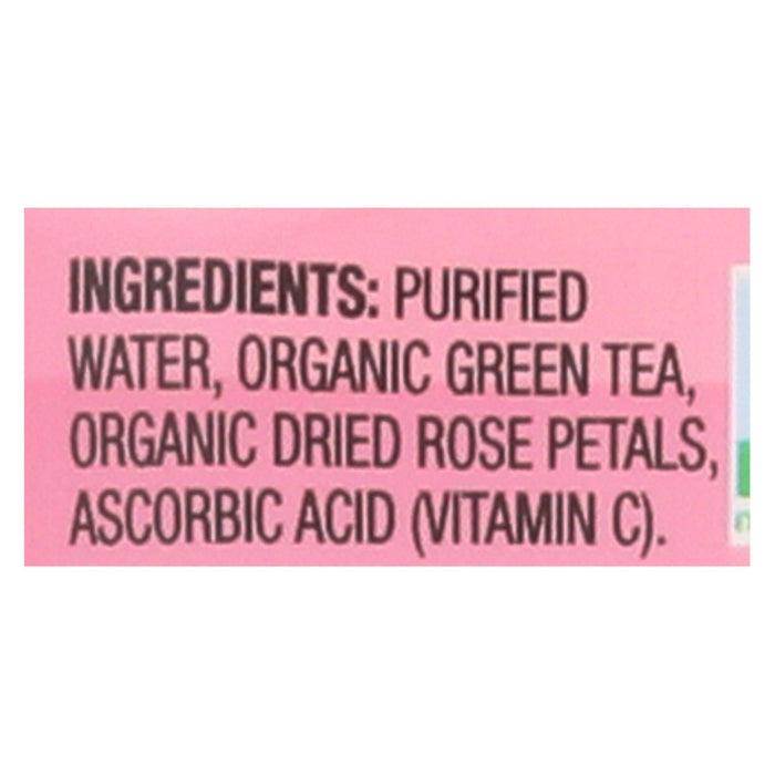 Ito'en Organic Matcha Green Tea with Organic Rose - 16.9 Fl Oz Bottles (Pack of 12)