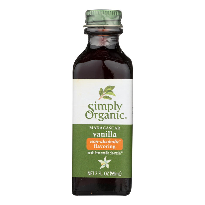 Simply Organic Vanilla Flavoring - 2 Oz - Pack of 6
