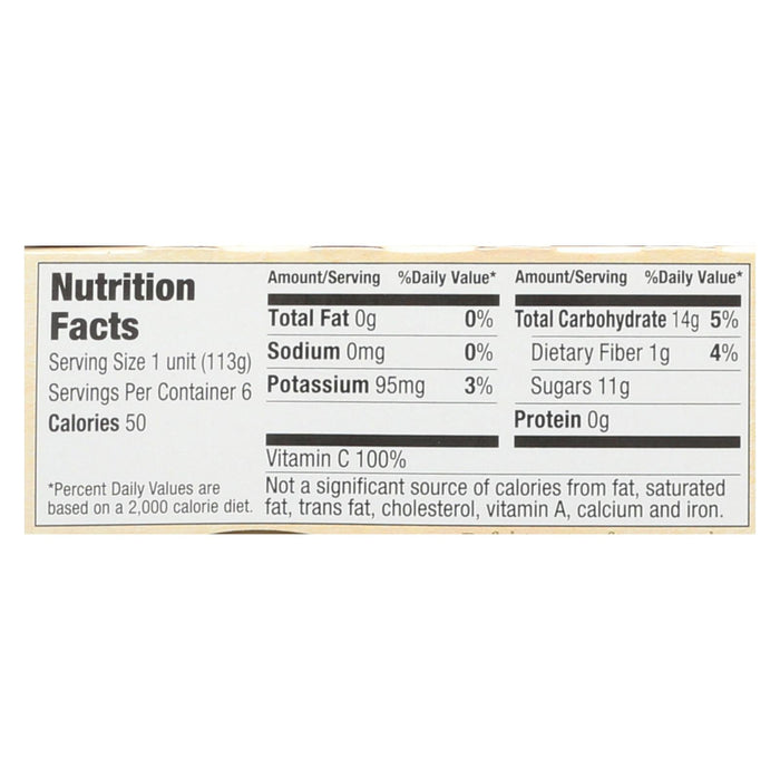 Santa Cruz Organic Apple Sauce Case of 12 - 4 Oz. Pouches