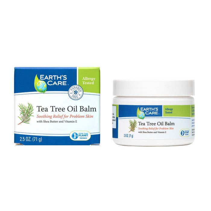 Earth's Care Tea Tree Oil Balm, 2.5 Oz.