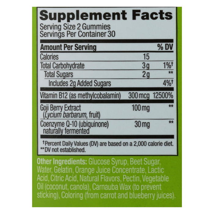 Olly Daily Energy Gummies: Boost Energy & Focus with 12 Vitamins & Minerals (60-Count)