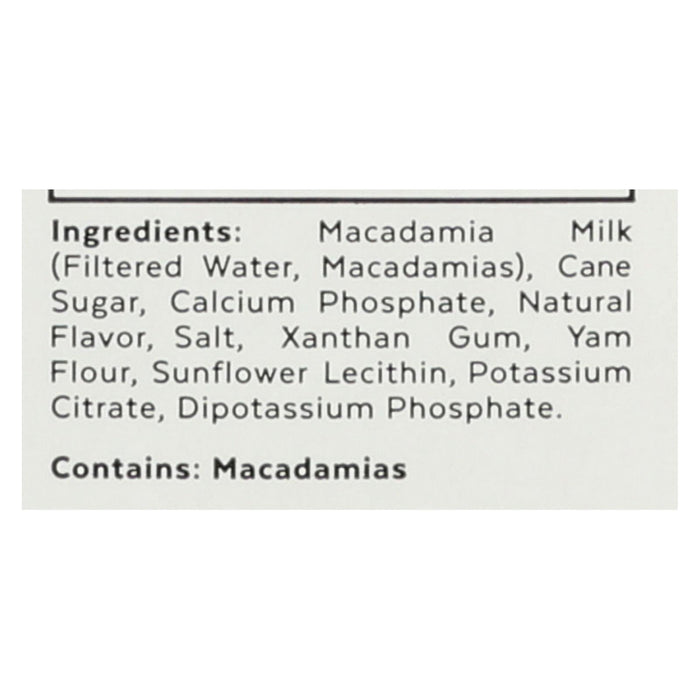 Milkadamia Latte Da Barista Macadamia Milk (Pack of 6 - 32 Fl. Oz.)