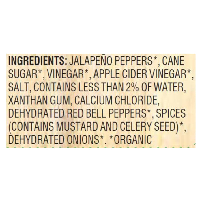 Woodstock Organic Jalape√±o Relish, 16 Oz. Pack of 6