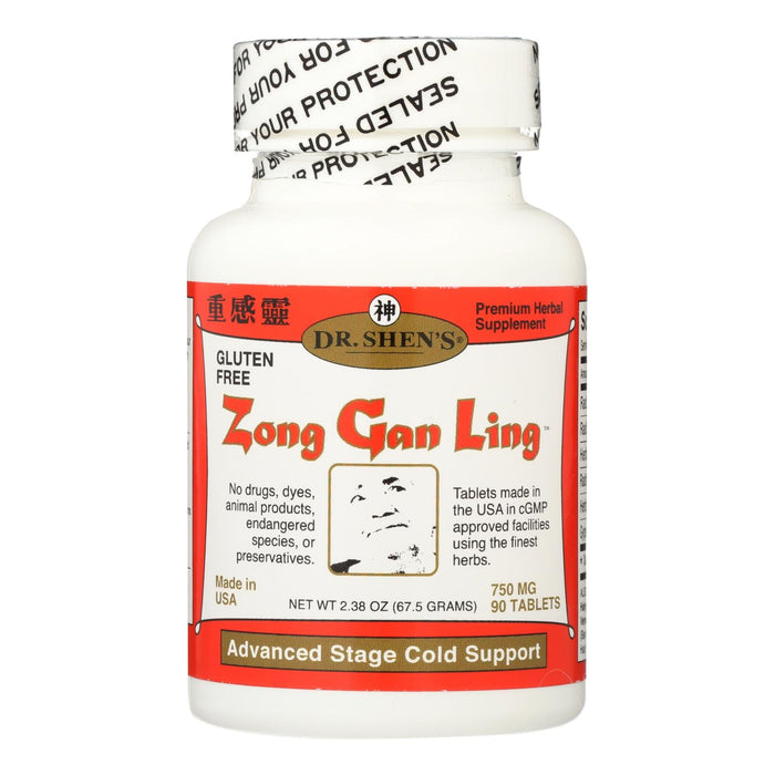 Dr. Shen's Zong Gan Ling Severe Flu Relief (Pack of 90 Tablets)