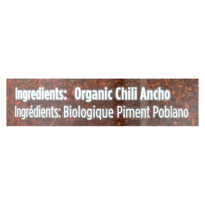 Spicely Organics Organic Ancho Ground Chili (3 x 1.7 oz)