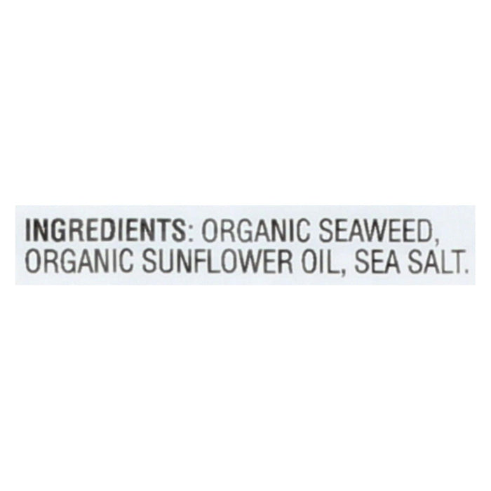 Gimme Organic Roasted Seaweed Snack, Sea Salt - Pack of 8 - 6/.17 Oz.
