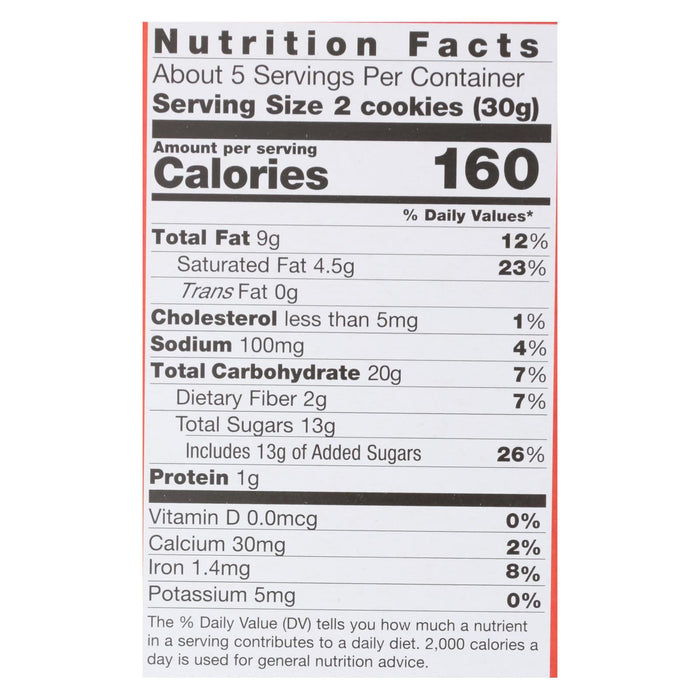 Pamela's Products Gluten-Free Dark Chocolate Chunk Cookies (Pack of 6 - 5.29 Oz. Each)