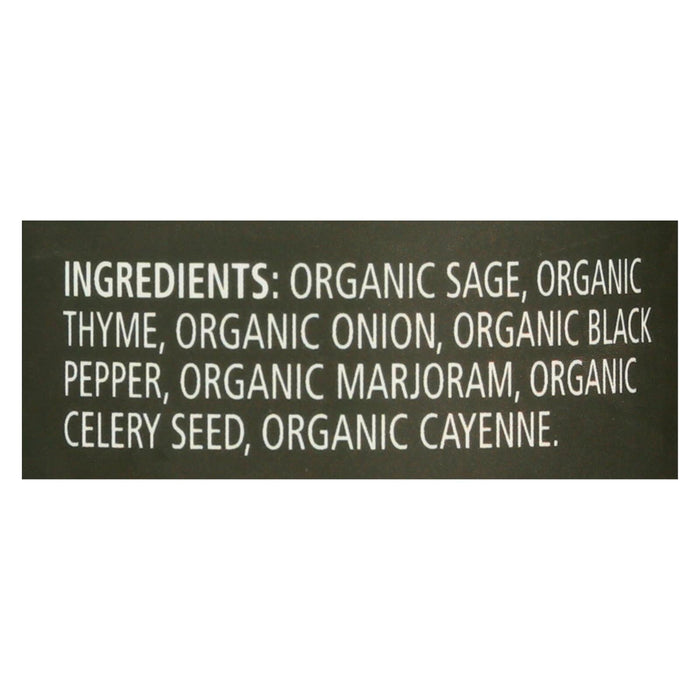 Frontier Herb - Organic  Poultry Seasoning, 1.2 Oz.