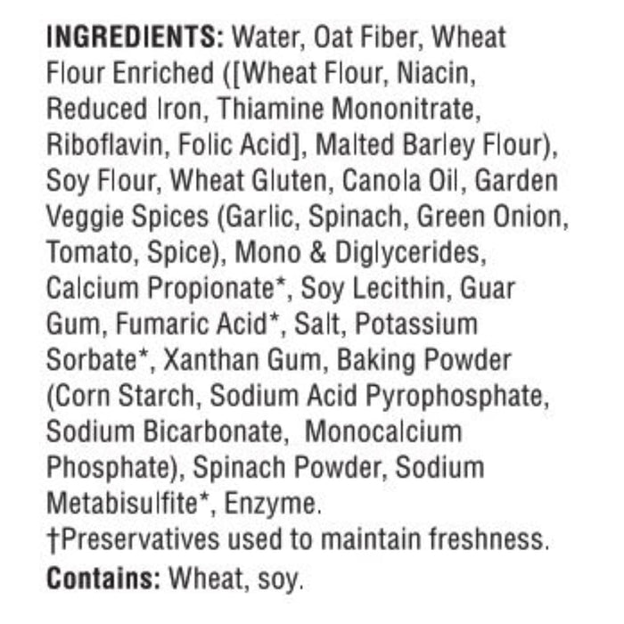 Tumaro's Garden Veggie Carb Wise Wraps: 6 Packs of 8 Ct.