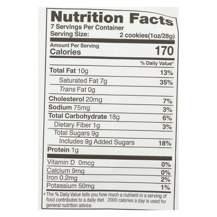 Tate's Bake Shop Gluten-Free Coconut Crisp Cookies, 12 Pack of 7 Oz. Cookies