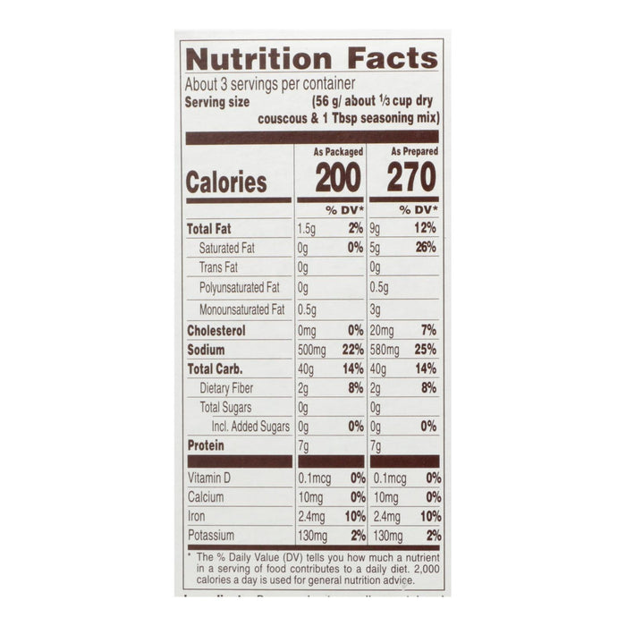 Near East Roasted Olive Oil and Garlic Couscous, 5.8 Oz (Pack of 12)