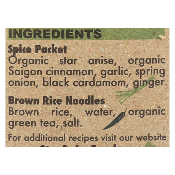 Happy Pho Garlic Goodness Brown Rice Noodle Soup Mix, Pack of 6