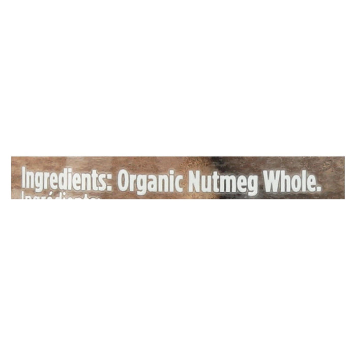 Spicely Organics Whole Nutmeg | Certified Organic | 1.4 Oz.