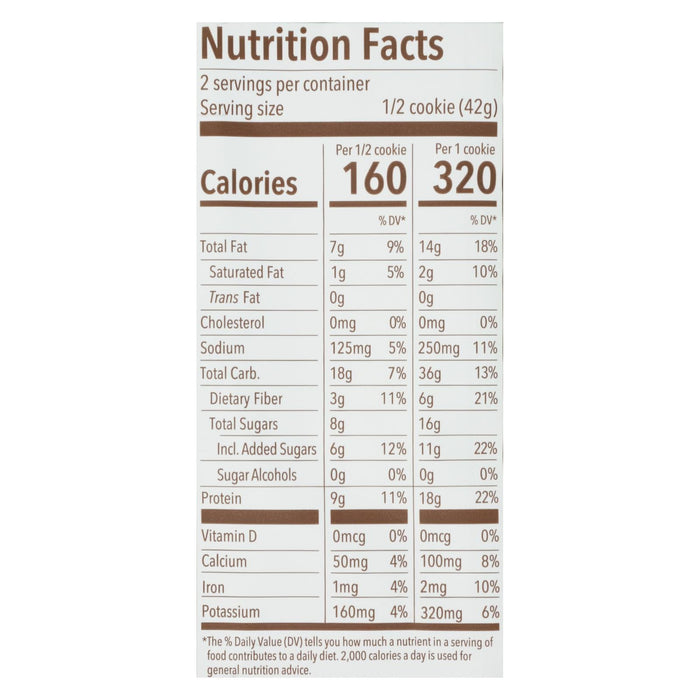 Munk Pack Protein Cookie (Pack of 6) - Oatmeal Raisin Spice, 2.96 Oz.