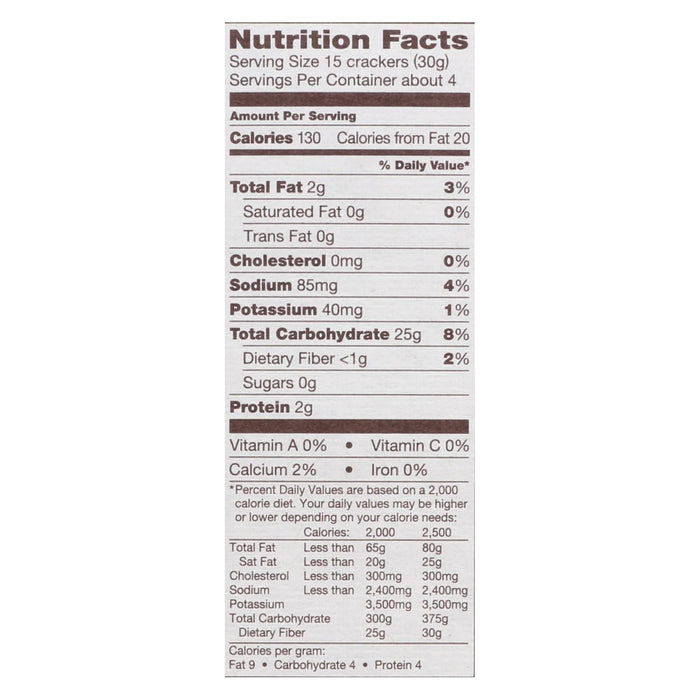 Back To Nature Rice Thin Crackers with Sesame Seeds (12 count, 4 Oz. per pack)