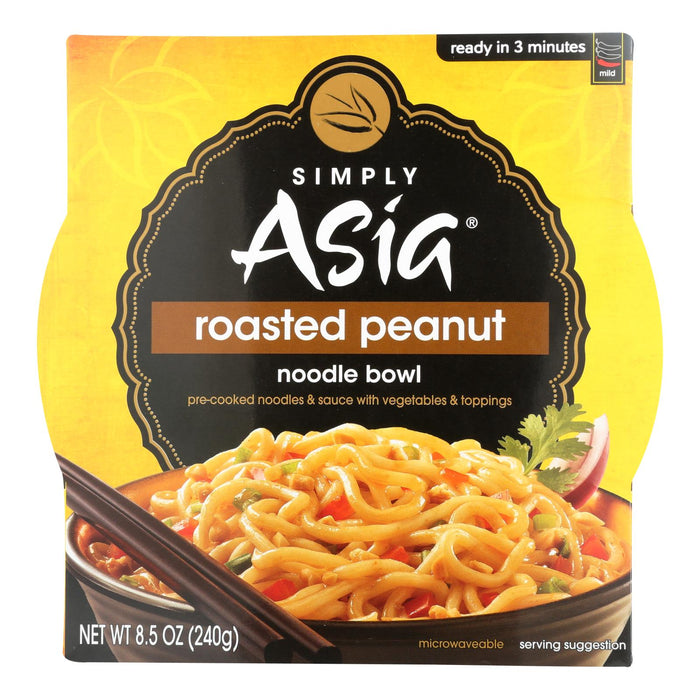 Simply Asia Roasted Peanut Noodle Bowl (Pack of 6 - 8.5 Oz.)