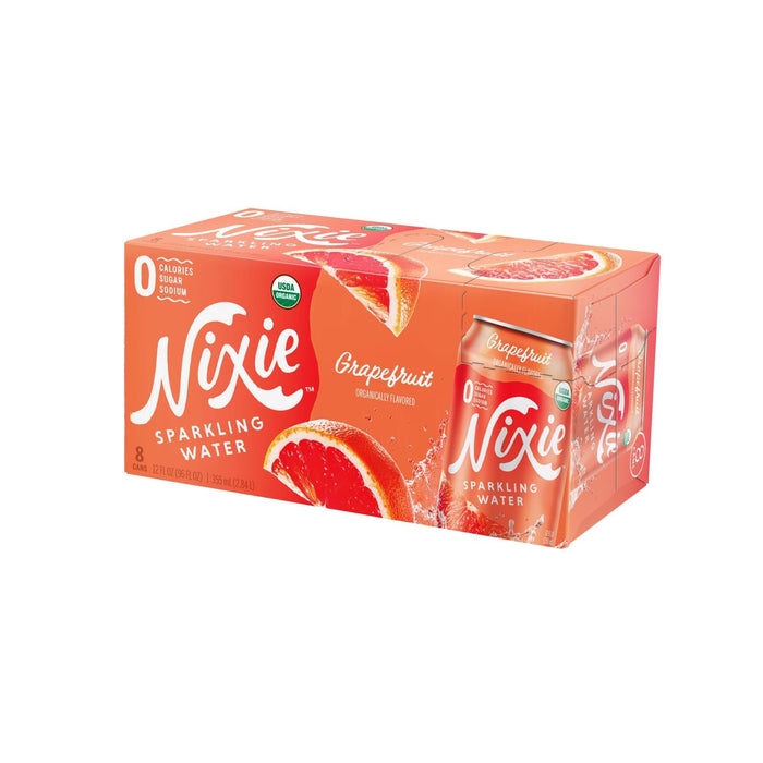 Nixie Grapefruit Sparkling Water - 8-Pack of 12 fl oz Cans