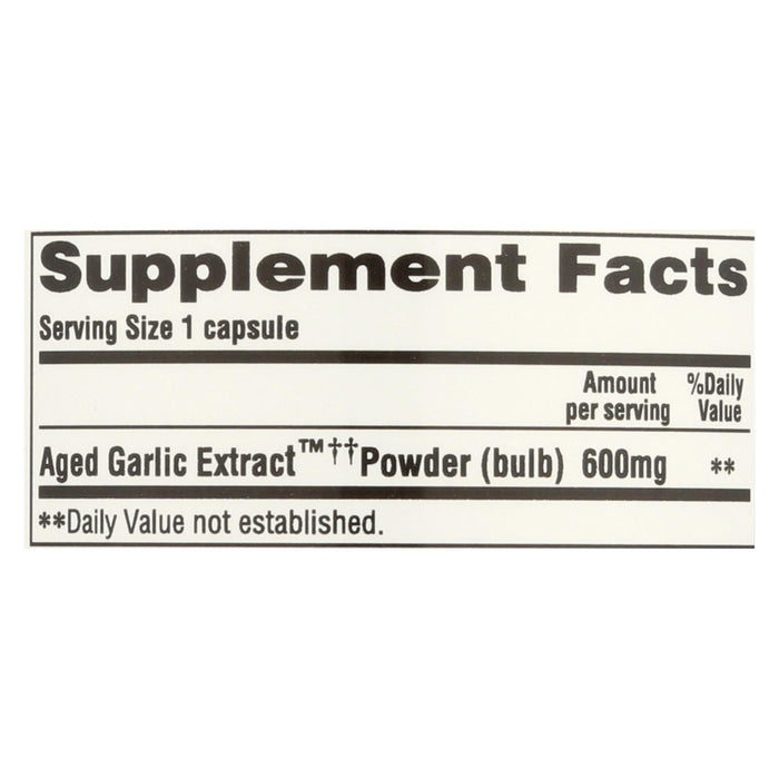 Kyolic Aged Garlic Extract Cardiovascular Extra Strength Reserve, 60 Capsules