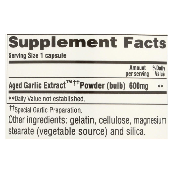 Kyolic Aged Garlic Extract Cardiovascular Extra Strength Reserve, 60 Capsules