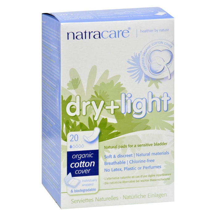 Natracare Dry and Light Individually Wrapped Pads (Pack of 20)