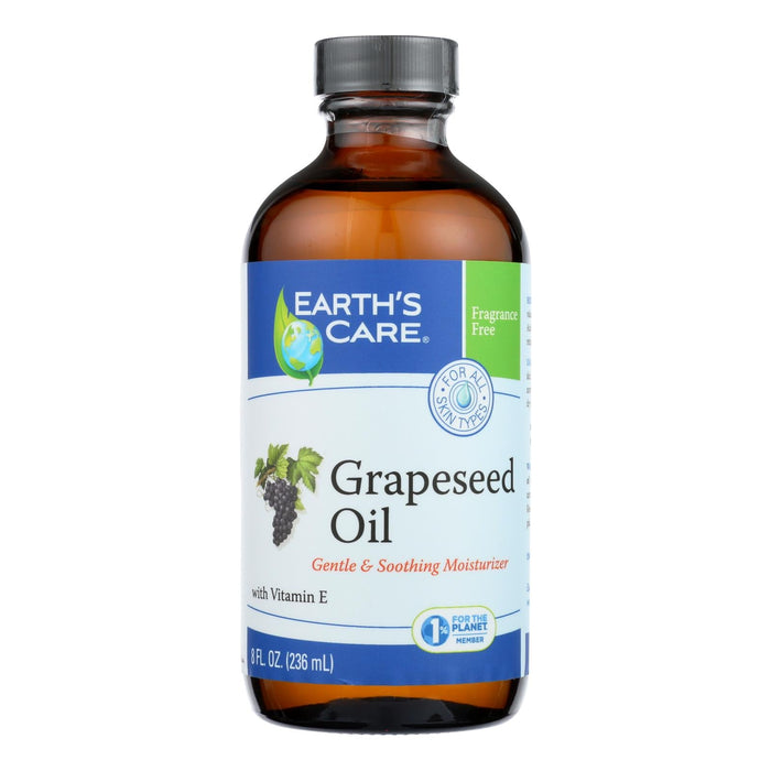 Earth's Care 100% Pure Grapeseed Oil (8 Fl Oz.)