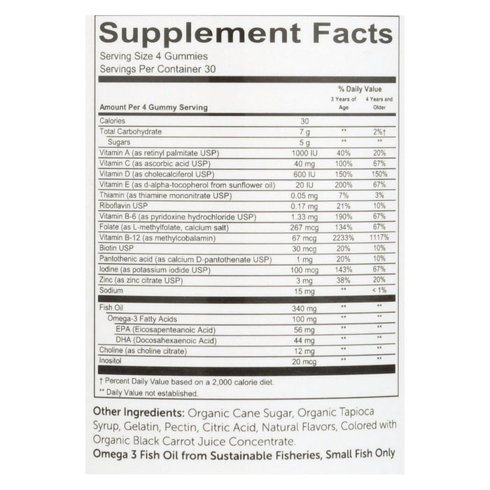 Smartypants Kids Complete Cherry Gummy Vitamin (120 Count)