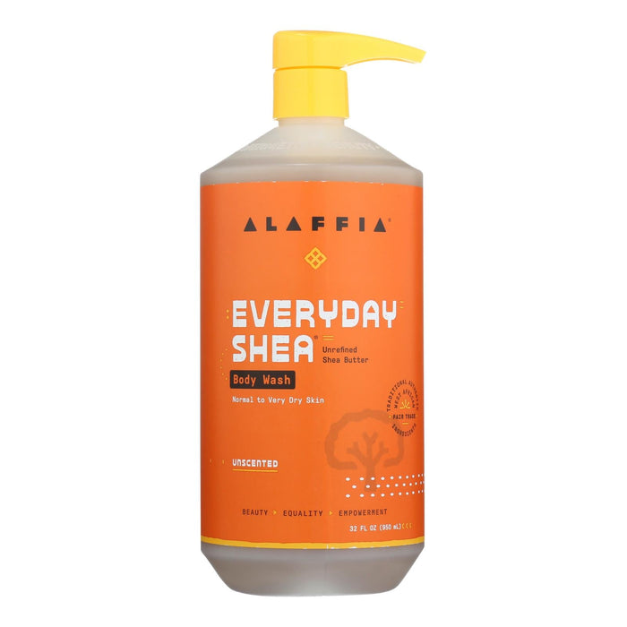 Alaffia Everyday Shea Body Wash, Unscented (32 Oz.)