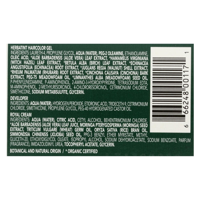 Herbatint Permanent Herbal Hair Color Gel, Mahogany Blonde 7M, 135ml