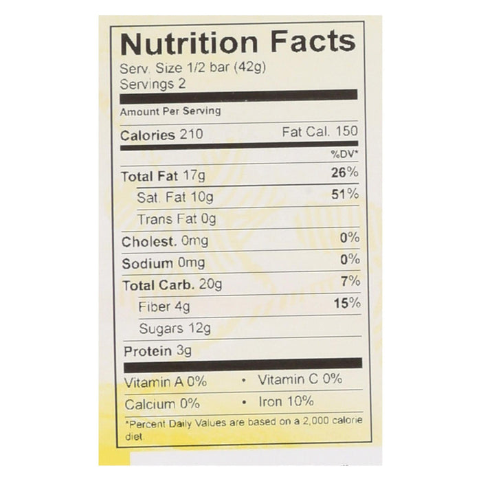 Organic Theo Dark Chocolate (Pack of 12) - 70% Cacao Coconut Bars, 3 Oz Each