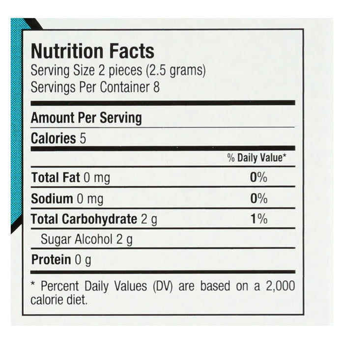 Glee Gum Refresh Mint Chew Sugar Free (Pack of 16 - 12 Pieces)