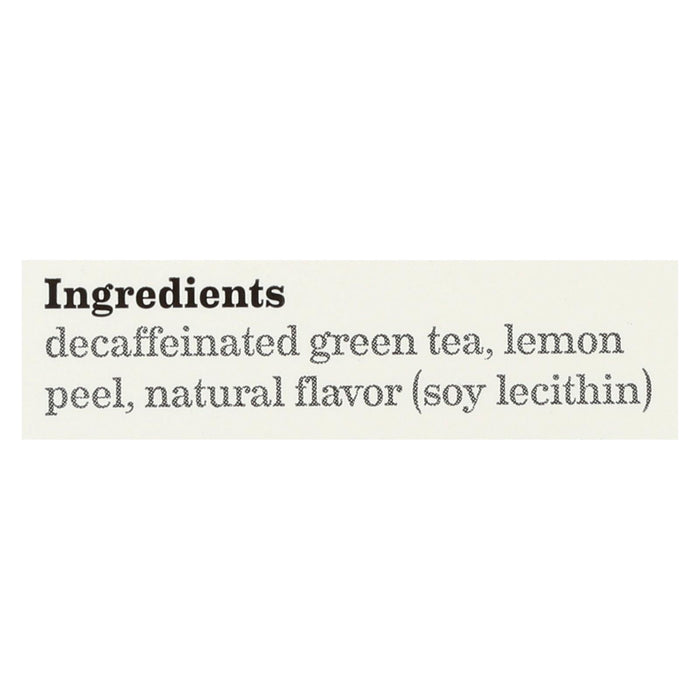 Bigelow Decaf Green Tea with Lemon - 20 Tea Bags/Box (Pack of 6)