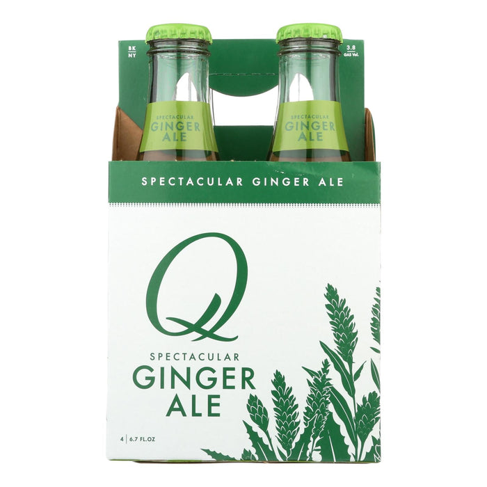 Q Drinks Ginger Ale, 6.7oz Pack of 6