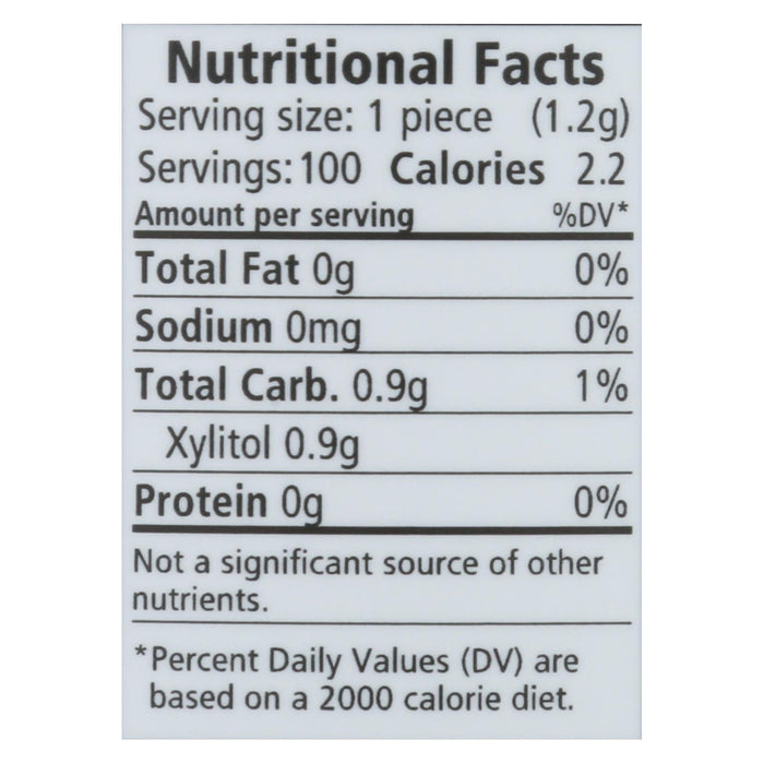 Spry Gum with Xylitol | Sugar-Free, All-Natural Sweetener | 100 ct