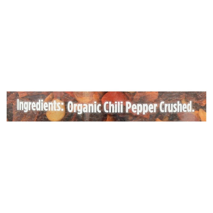 Spicely Organics Crushed Organic Chili Flakes (Pack of 3 - 1.3 Oz. Each)