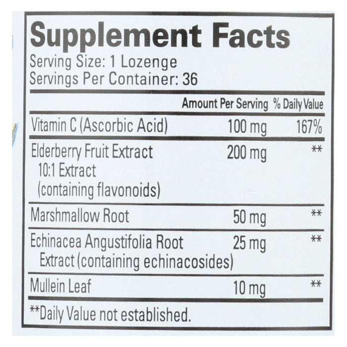 Quantum Elderberry Immune Support Lozenges (36 CT)