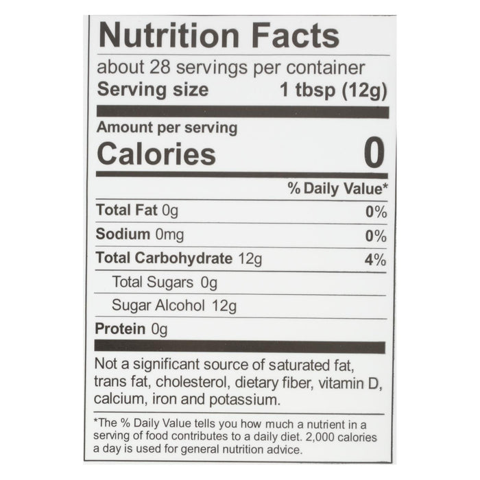 Wholesome Sweeteners Zero Calorie All-Natural Sweetener (8-Pack of 12 oz Pouches)