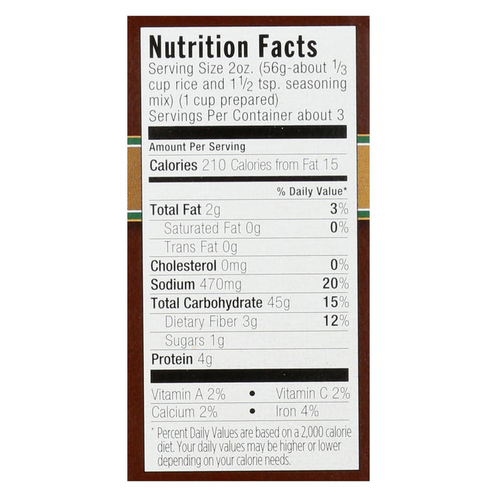 Lundberg Family Farms Organic Whole Grain Yellow Rice, 6 x 6 Oz.