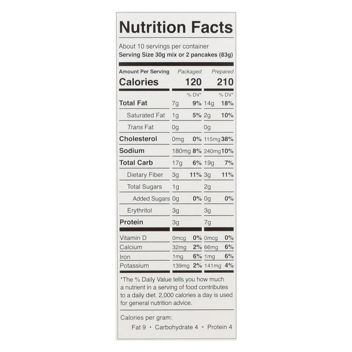 Swerve Sweets Ultra-Fine Sugar-Free Pancake & Waffle Mix (Pack of 6 - 10.6 Oz.)