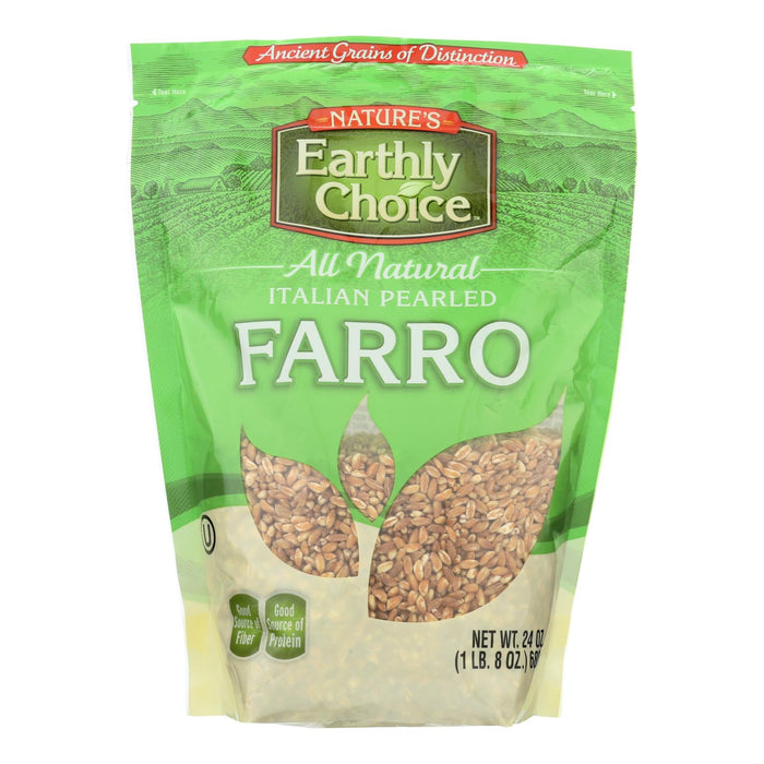 Nature's Earthly Choice Farro Italian Pearled, 24 oz (Case of 6)