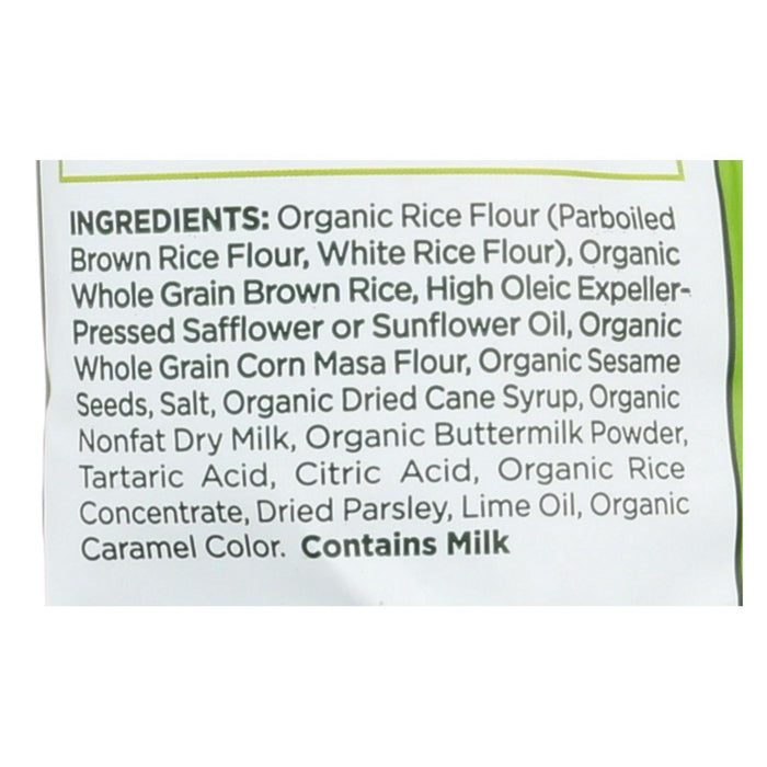 Lundberg Family Farms Fiesta Lime Rice Chips, 6 Oz., 12-Pack