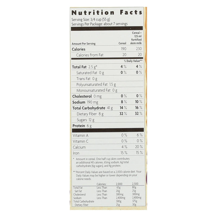 Nature's Path Organic Flax Plus Raisin Bran Cereal, Healthy Breakfast Option (Pack of 12)