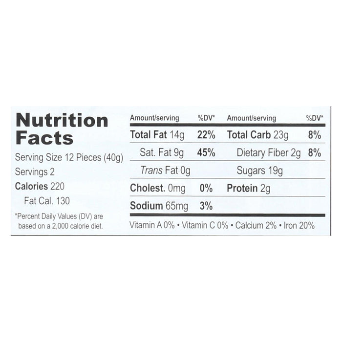 Organic Chocolate Bar with Sea Salt & Caramel, 12-Pack, 2.8 Oz.