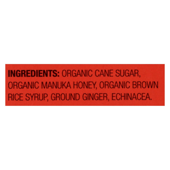 Wedderspoon Organic Manuka Honey Drops with Ginger - 15+ UMF (Pack of 4)
