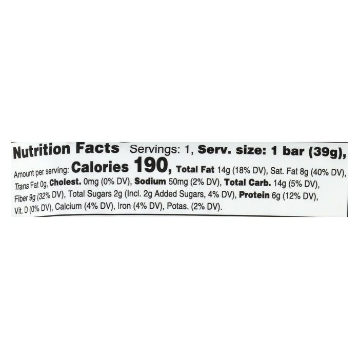 Love Good Fats Chocolate Chip Cookie Dough Bar (Pack of 12 - 1.38 Oz.)