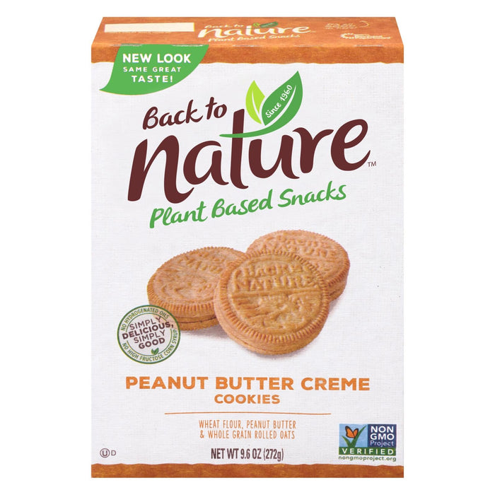 Back To Nature Peanut Butter Creme Cookies (6-Pack, 9.6 Oz. Each)